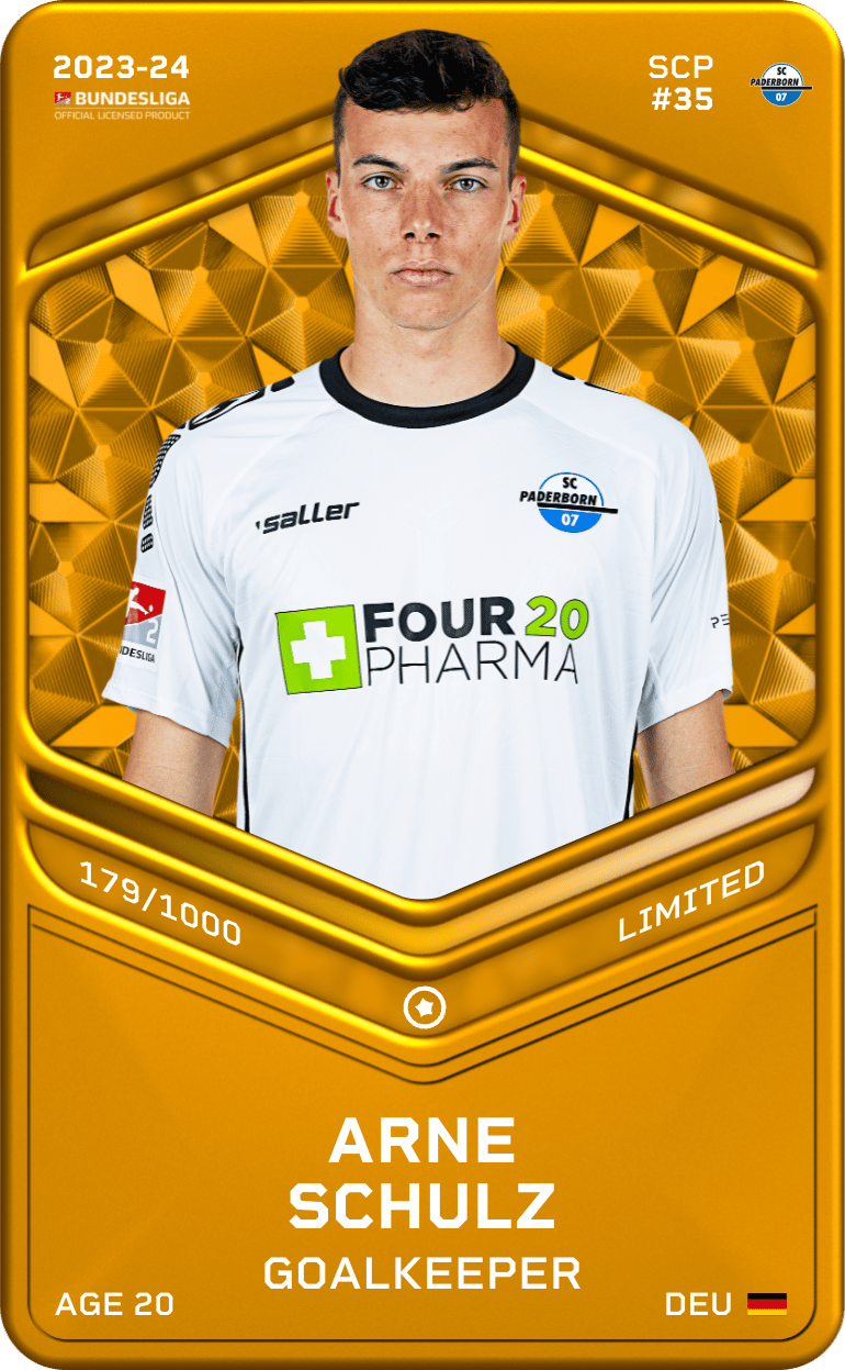 Arne Schulz 2023-24 • Limited 179/1000