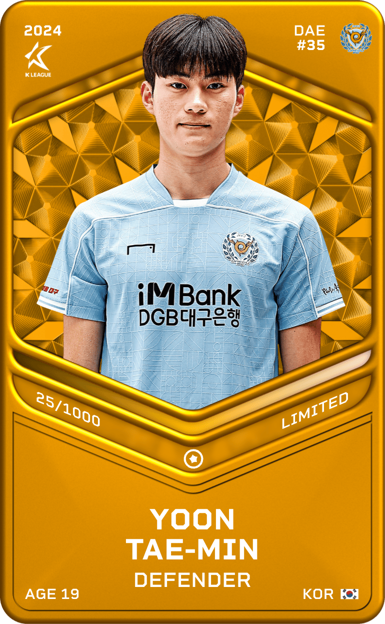 Yun Tae-Min 2024-25 • Limited 25/1000