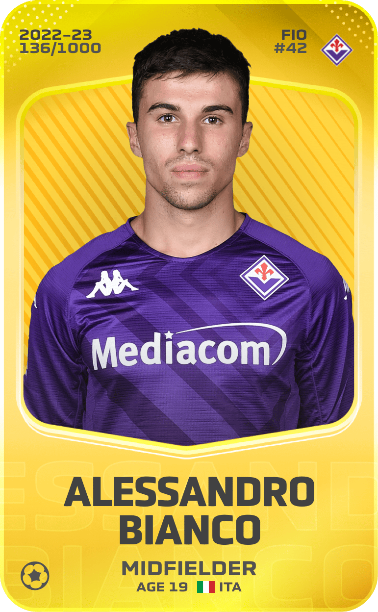 Alessandro Bianco 2022-23 • Limited 136/1000