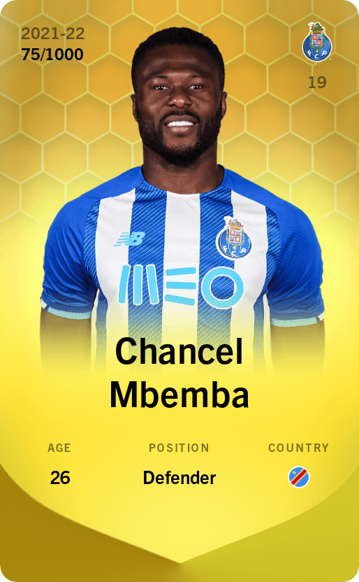 Chancel Mbemba 2021-22 • Limited 75/1000