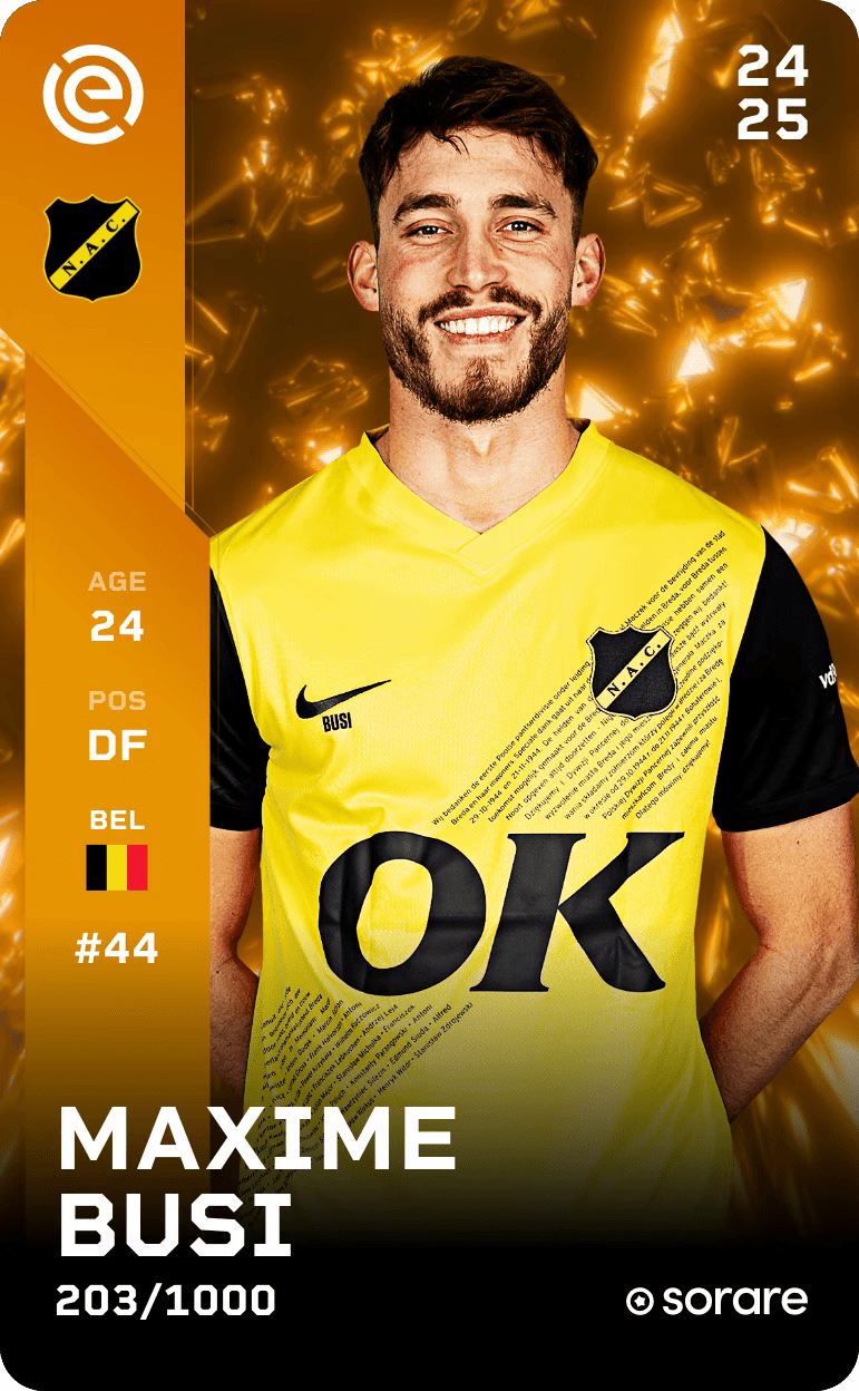 Maxime Busi 2024-25 • Limited 203/1000