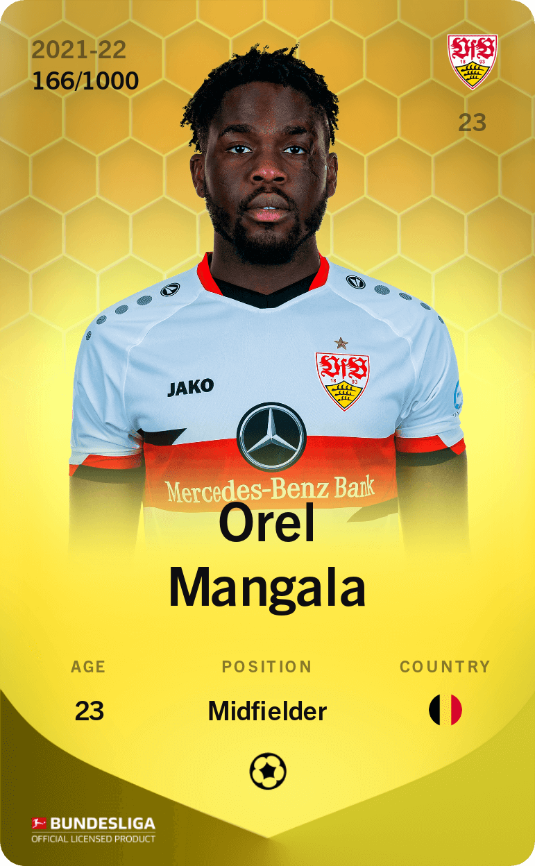 Orel Mangala 2021-22 • Limited 166/1000