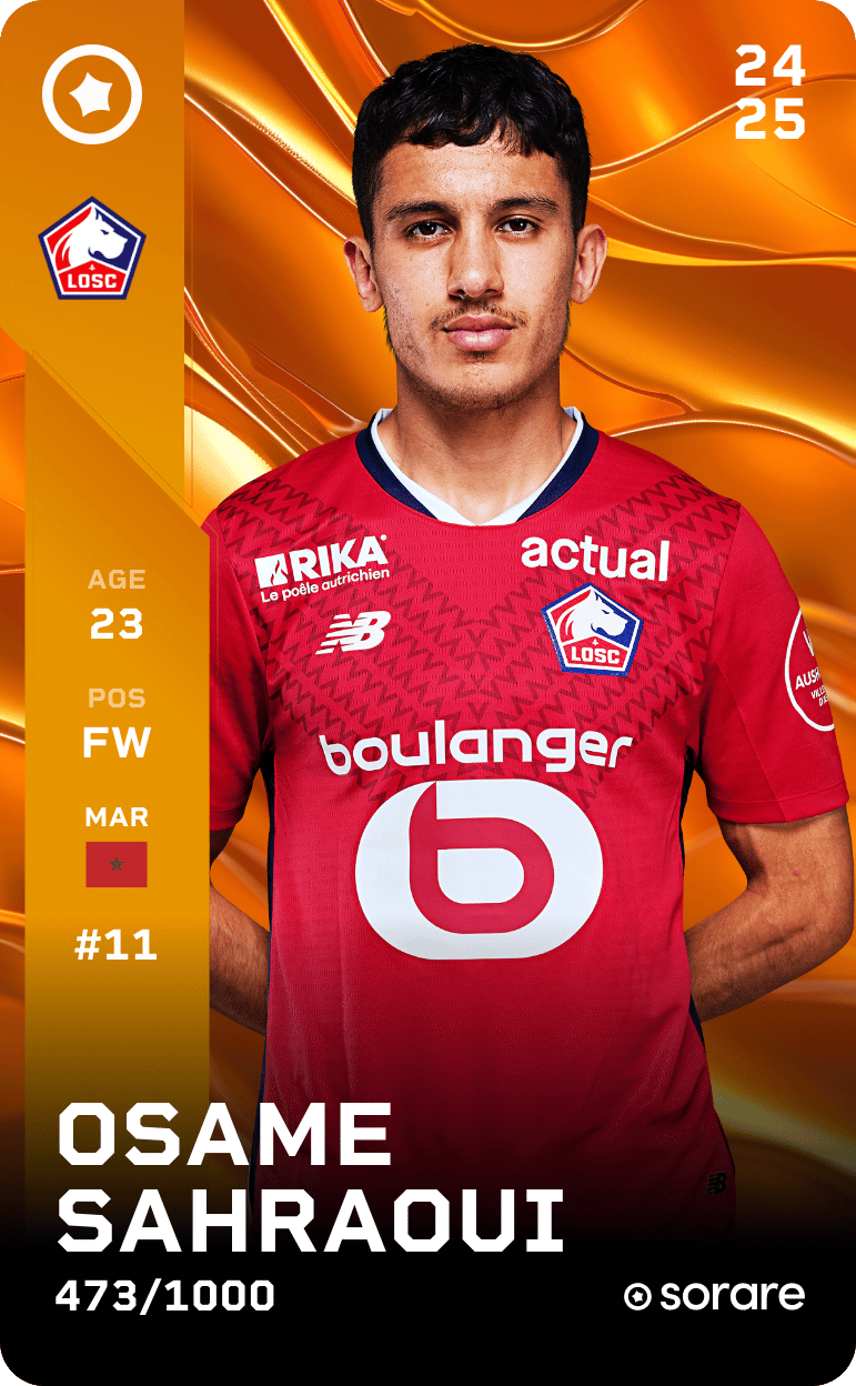 Osame Sahraoui 2024-25 • Limited 473/1000