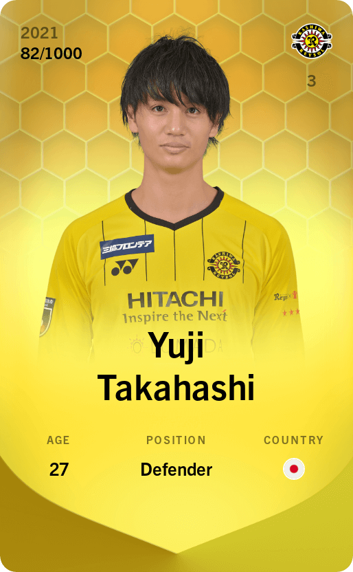 Yuji Takahashi 2021-22 • Limited 82/1000