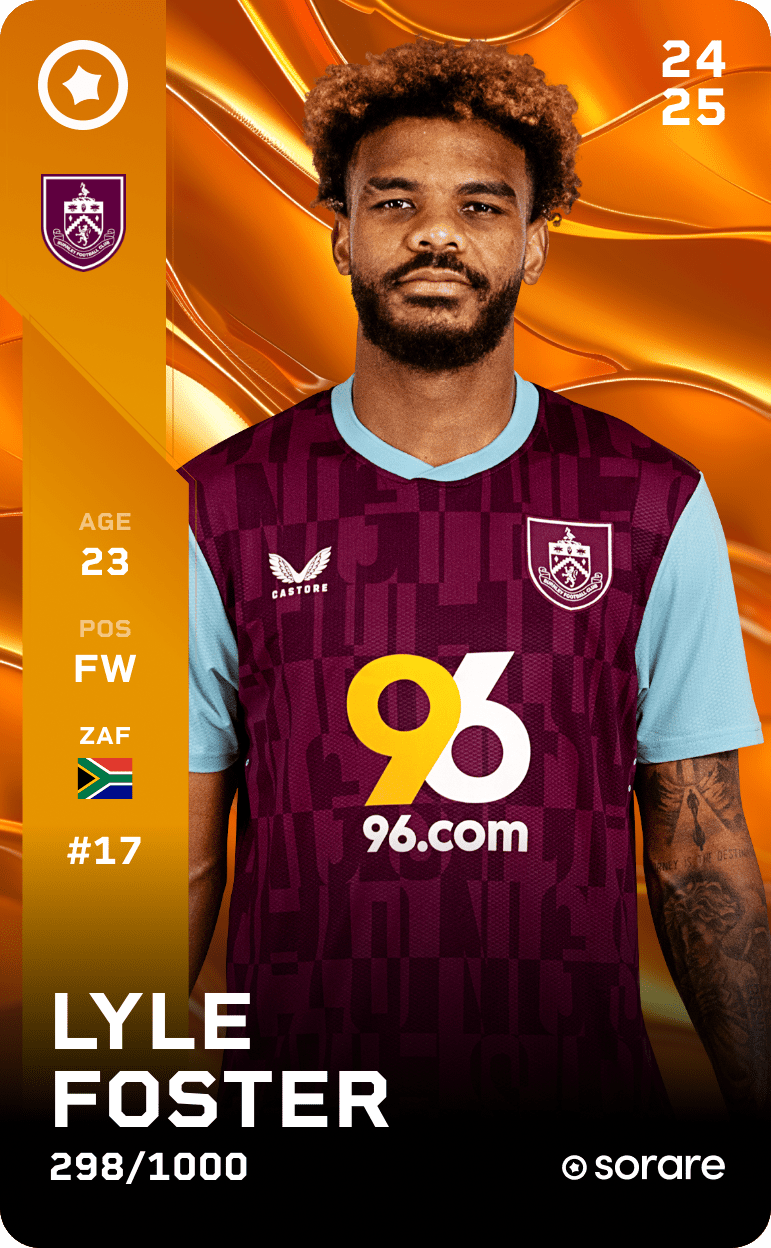 Lyle Foster 2024-25 • Limited 298/1000
