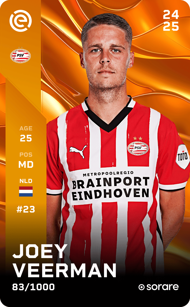 Joey Veerman 2024-25 • Limited 83/1000