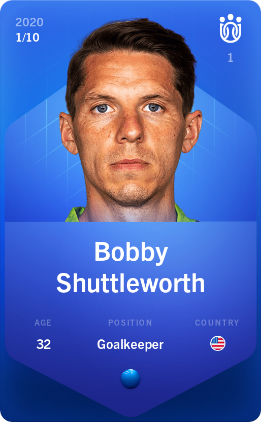 Sorare - Sorare Official - Bobby Shuttleworth 2020-21 • Super Rare 1/10 - NFT # 60488758629798798691656525026766257729646902252854380804737555392222201527644