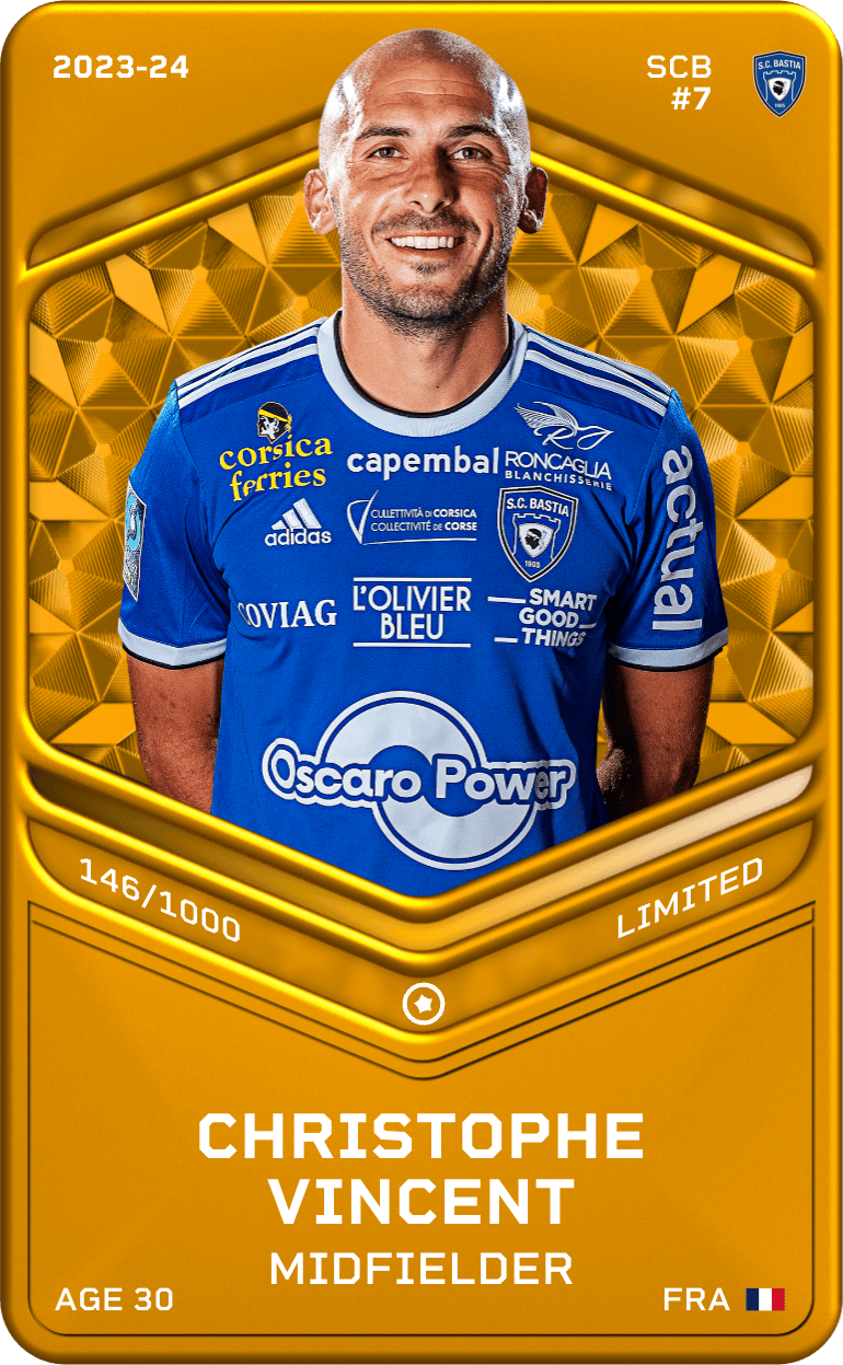 Christophe Vincent 2023-24 • Limited 146/1000