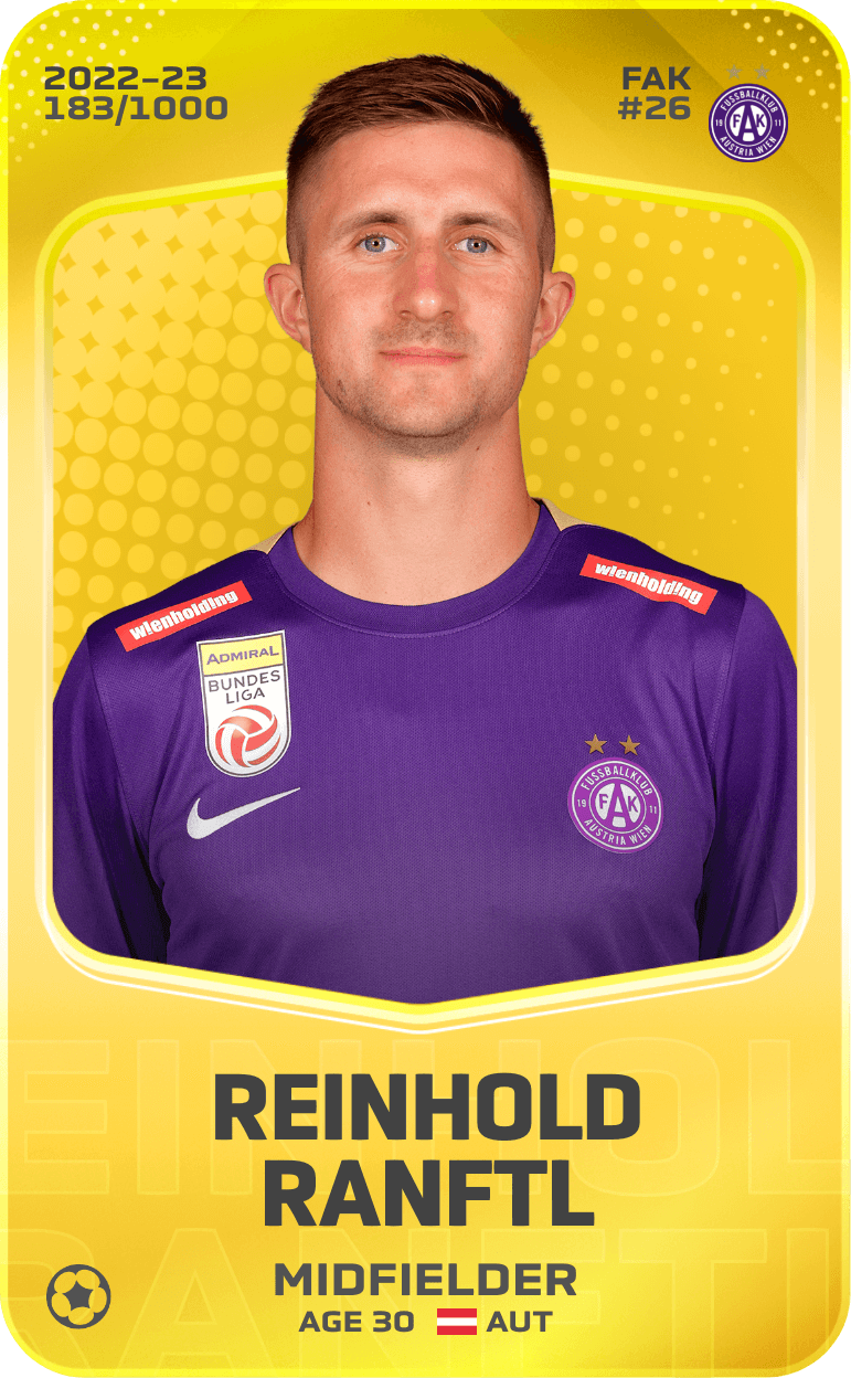 Reinhold Ranftl 2022-23 • Limited 183/1000