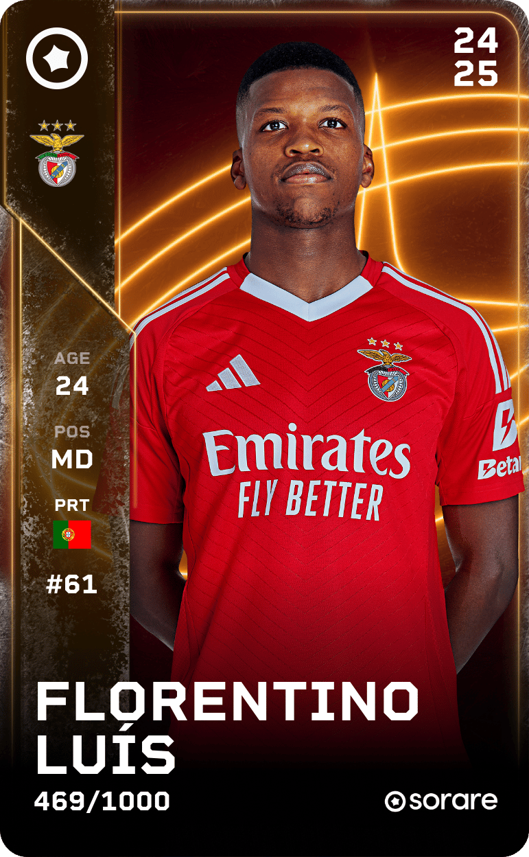 Florentino Luís 2024-25 • Limited 469/1000