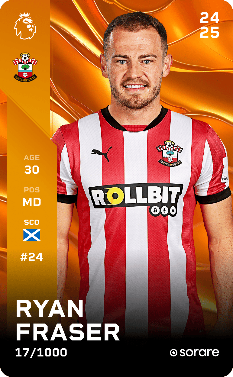 Ryan Fraser 2024-25 • Limited 17/1000