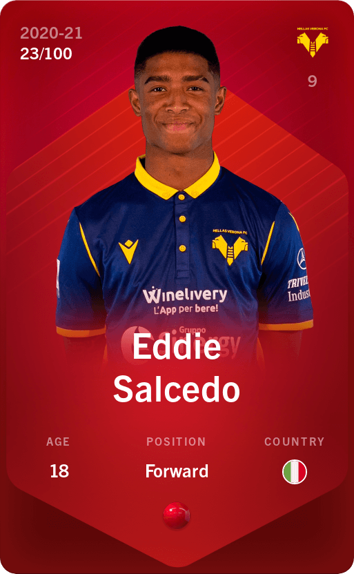 Eddie Salcedo 2020 21 Rare 23 100