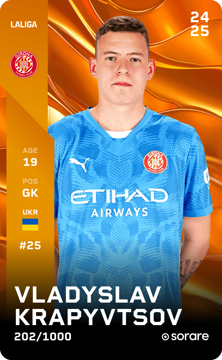 Vladyslav Krapyvtsov 2024-25 • Limited 202/1000