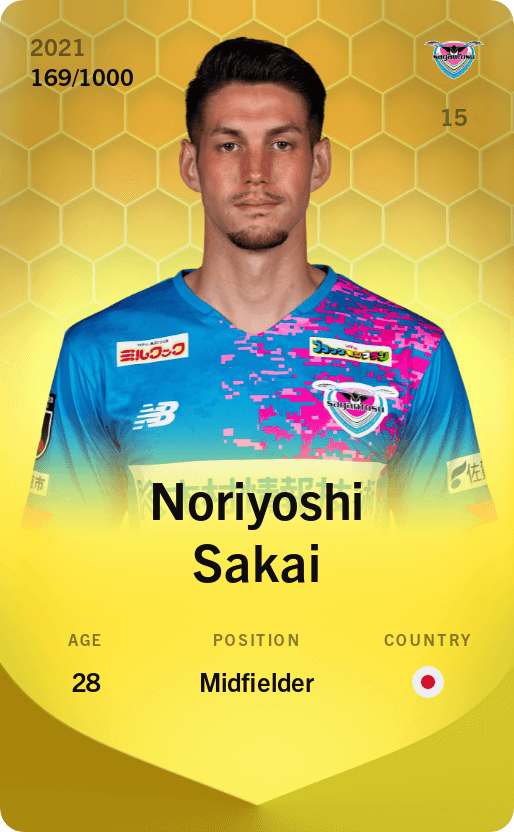 Noriyoshi Sakai 2021-22 • Limited 169/1000