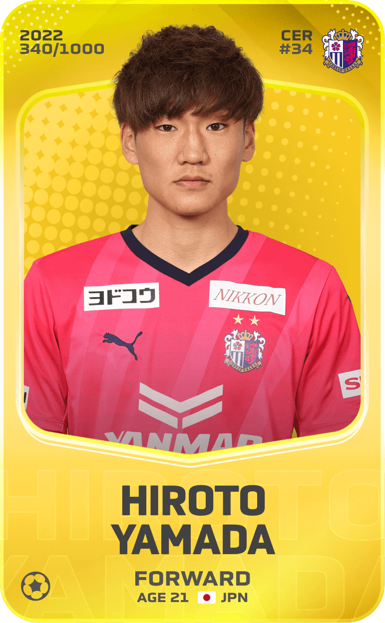 Hiroto Yamada 2022-23 • Limited 340/1000