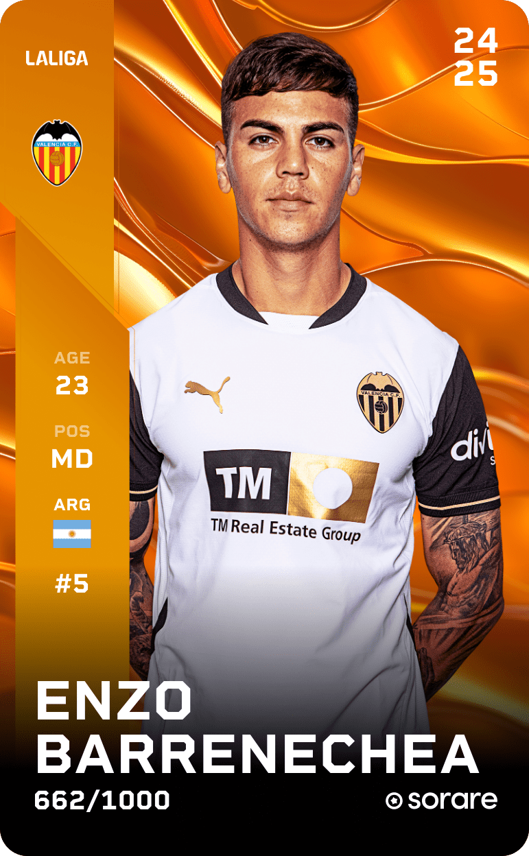 Enzo Barrenechea 2024-25 • Limited 662/1000