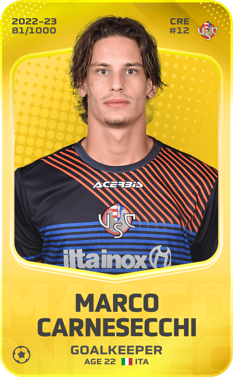 Marco Carnesecchi 2022-23 • Limited 81/1000
