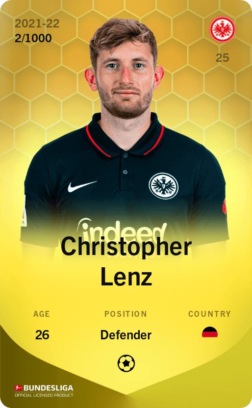 Christopher Lenz 2021-22 • Limited 2/1000