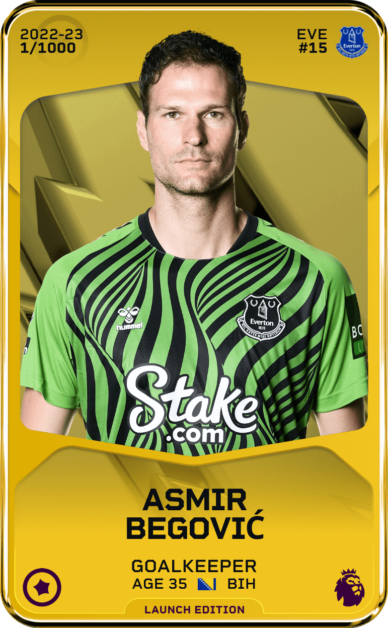 Asmir Begović 2022-23 • Limited 1/1000