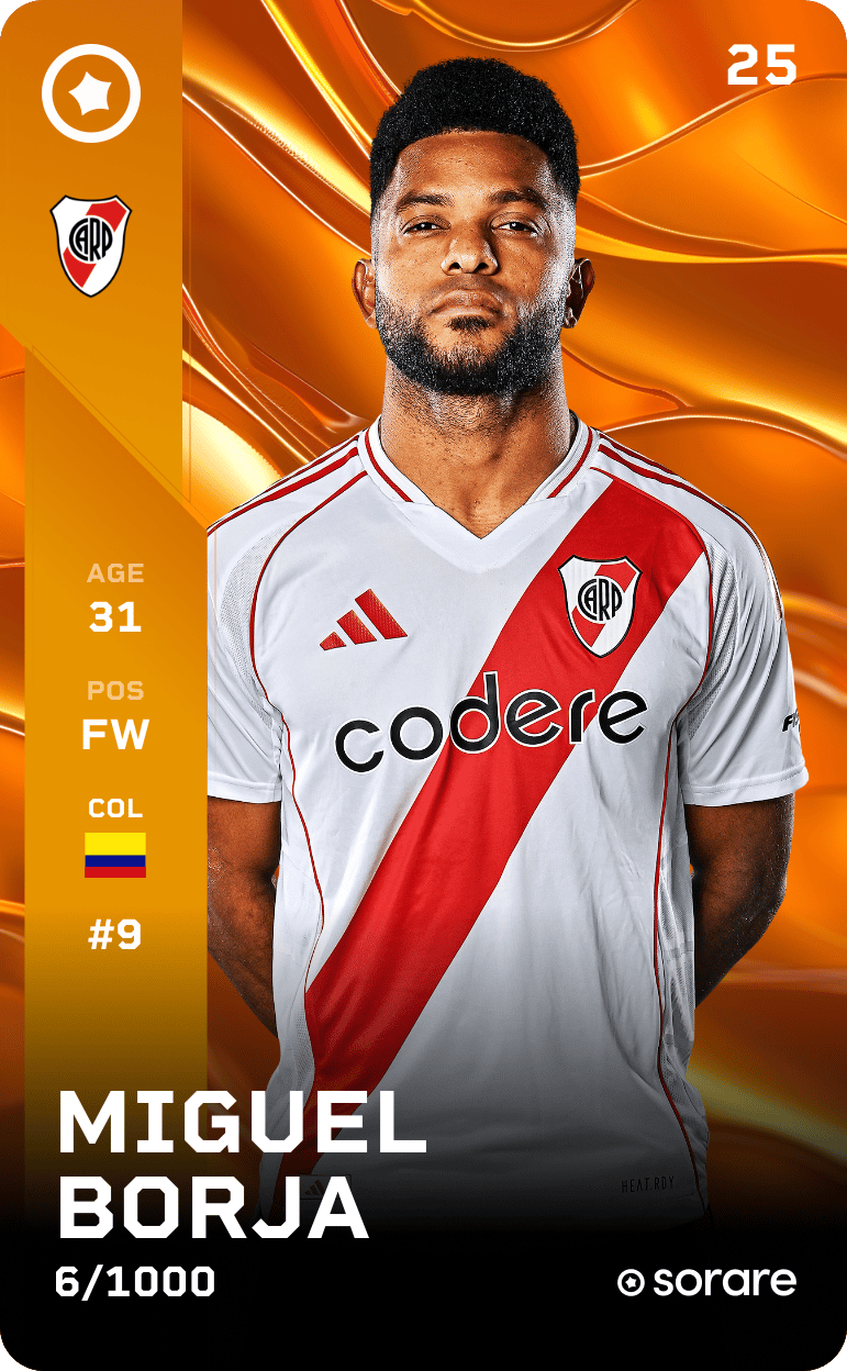 Miguel Borja 2025-26 • Limited 6/1000