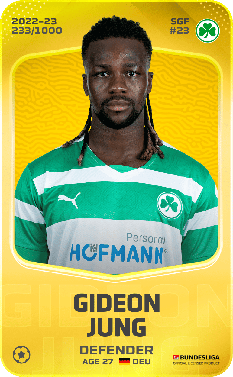Gideon Jung 2022-23 • Limited 233/1000