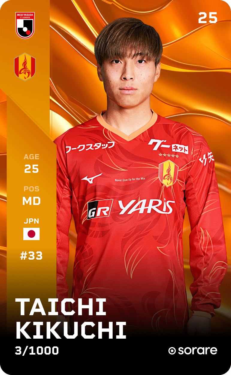 Taichi Kikuchi 2025-26 • Limited 3/1000