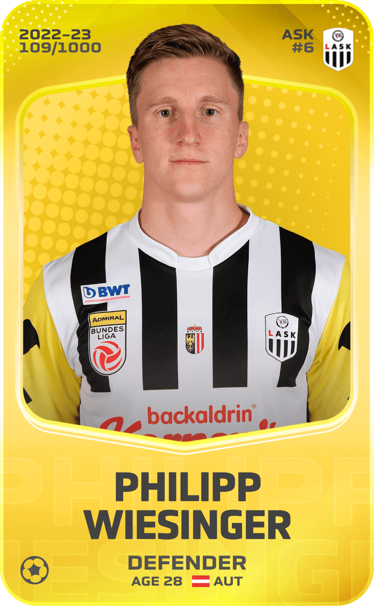 Philipp Wiesinger 2022-23 • Limited 109/1000