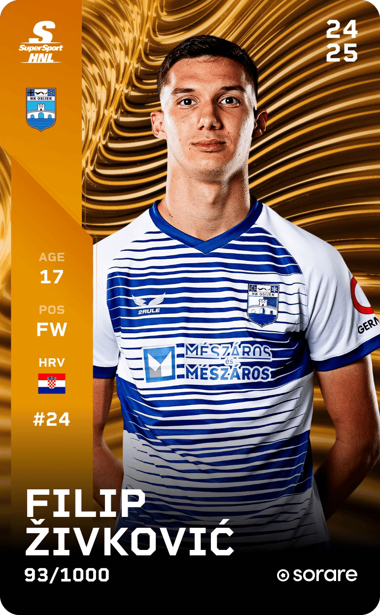 Filip Živković 2024-25 • Limited 93/1000