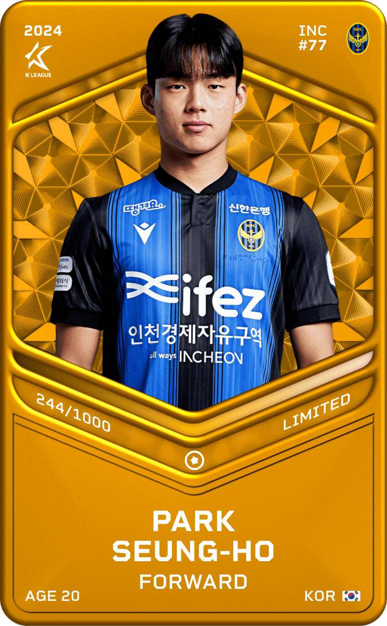 Park Seung-Ho 2024-25 • Limited 244/1000