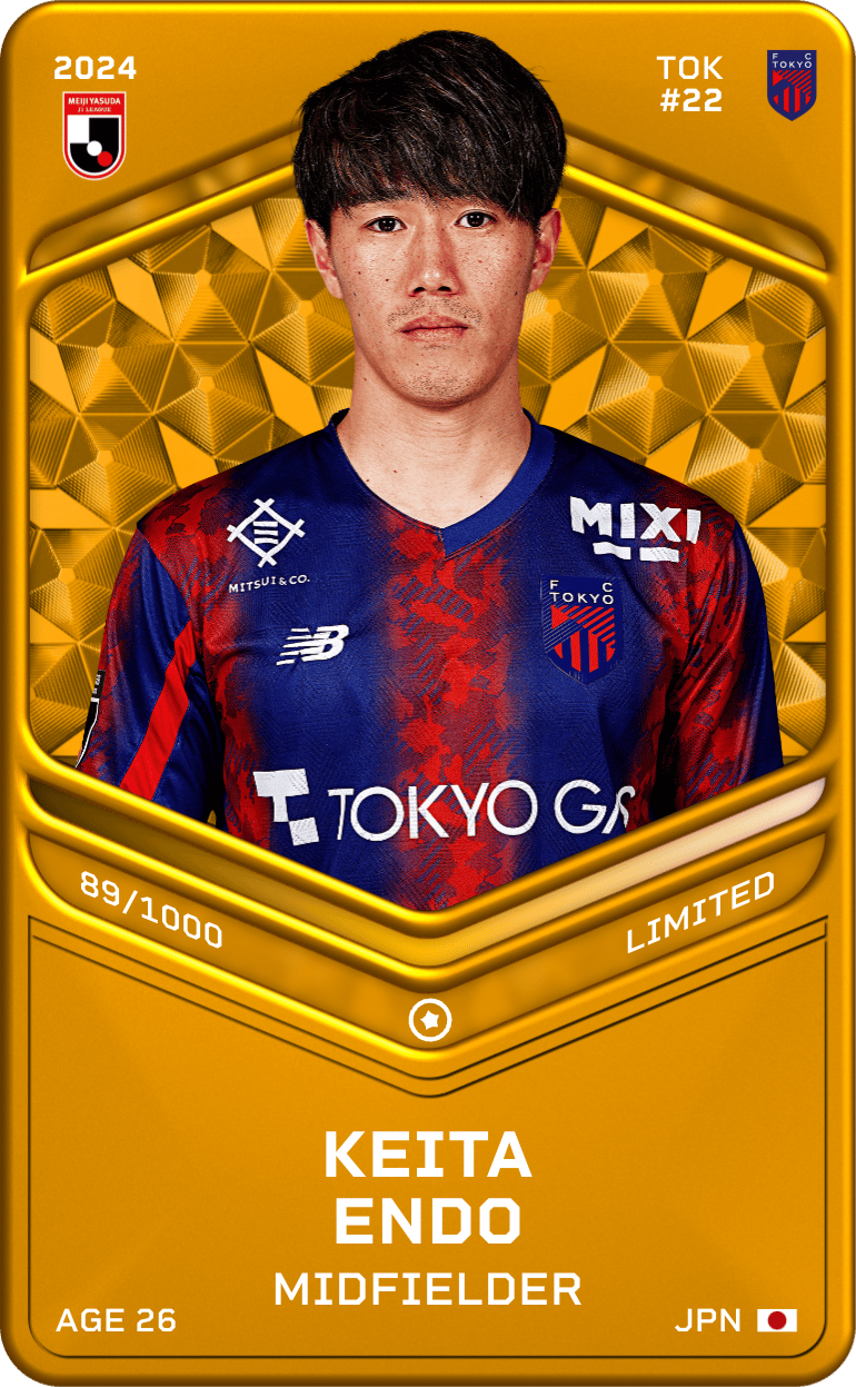 Keita Endo 2024-25 • Limited 89/1000