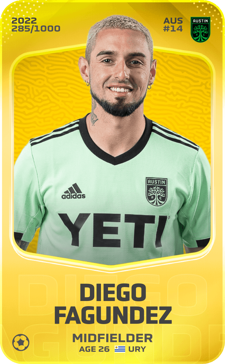 Diego Fagundez 2022-23 • Limited 285/1000