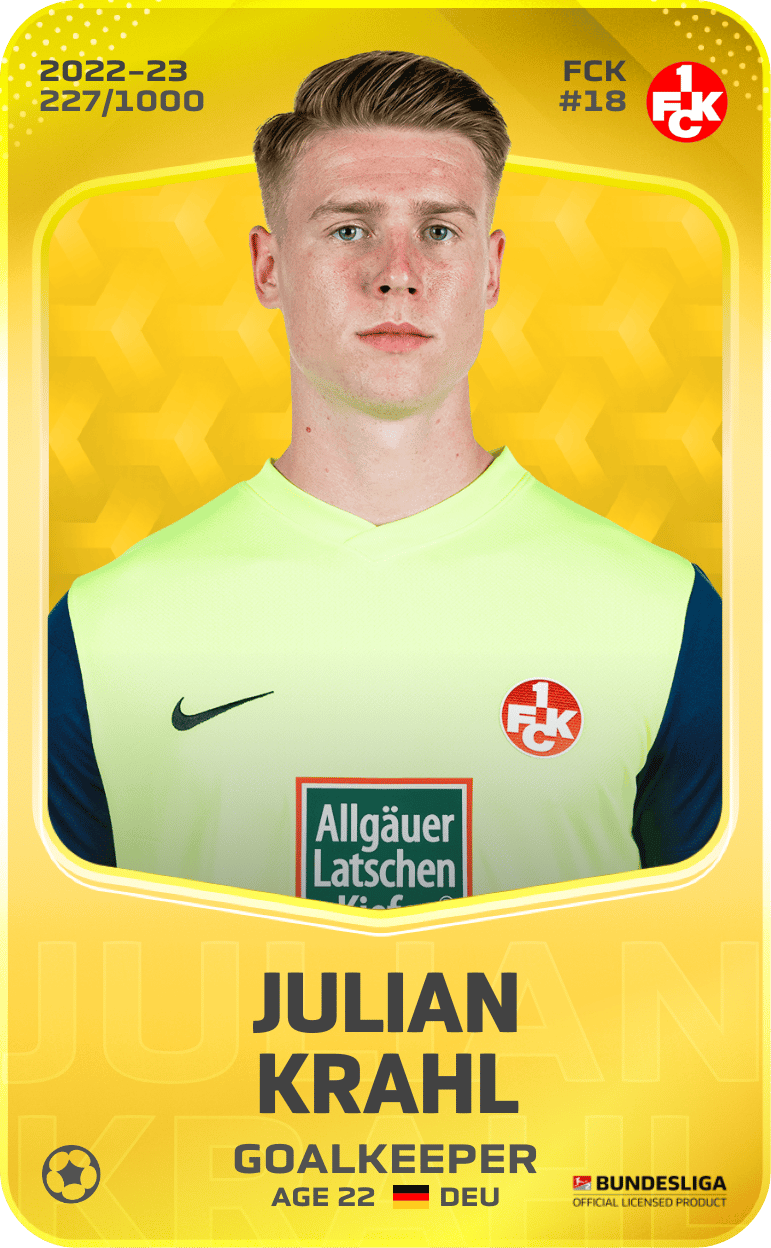 Julian Krahl 2022-23 • Limited 227/1000