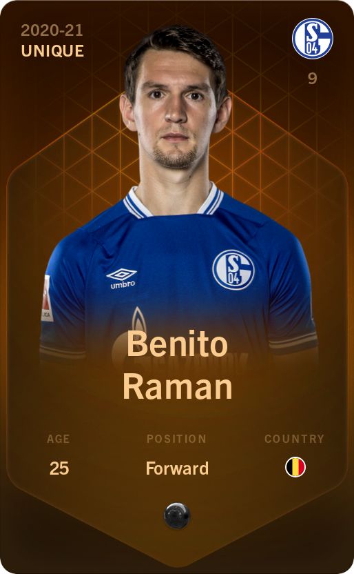 Sorare - Sorare Official - Benito Raman 2020-21 • Unique - NFT # 60570033066164366566128232870936377045038435451693011550478300770824968859295