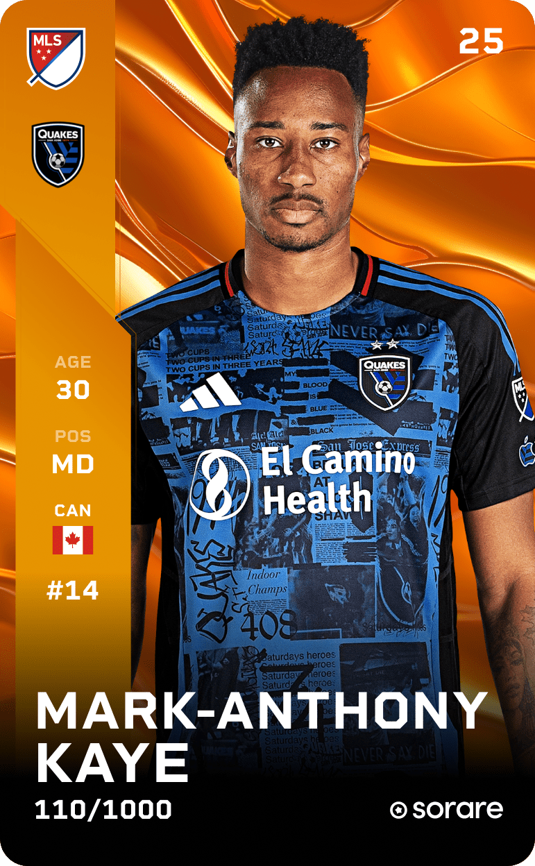 Mark-Anthony Kaye 2025-26 • Limited 110/1000