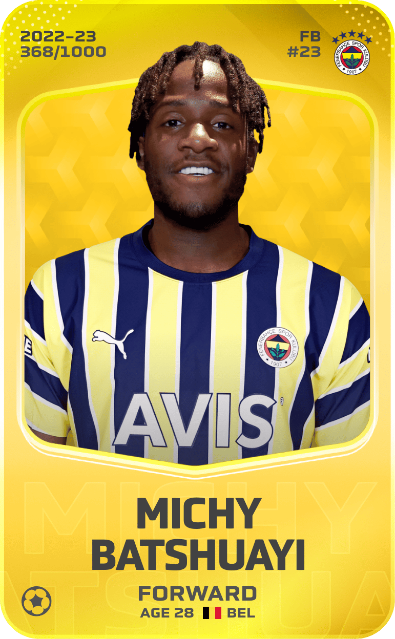 Michy Batshuayi 2022-23 • Limited 368/1000