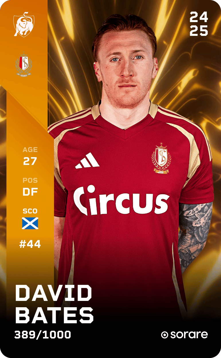 David Bates 2024-25 • Limited 389/1000