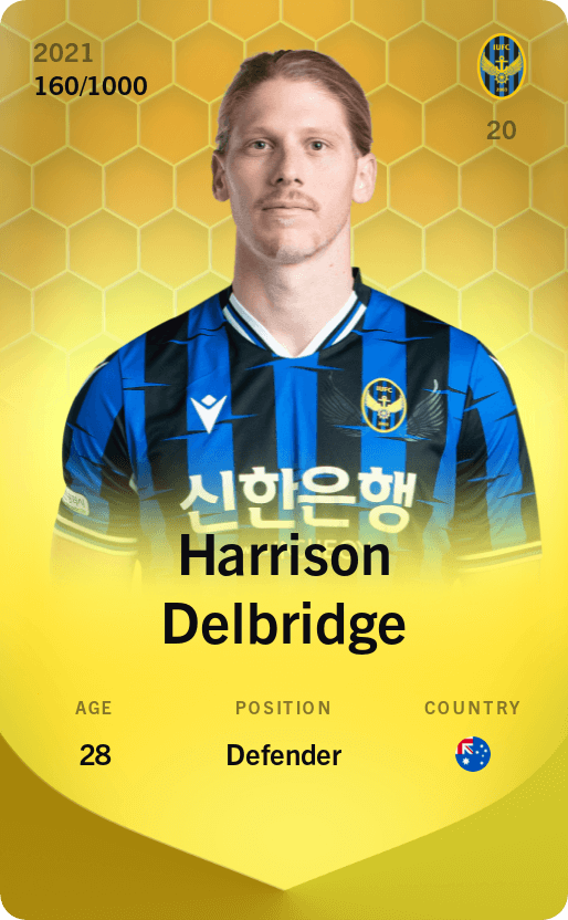 Harrison Delbridge 2021-22 • Limited 160/1000