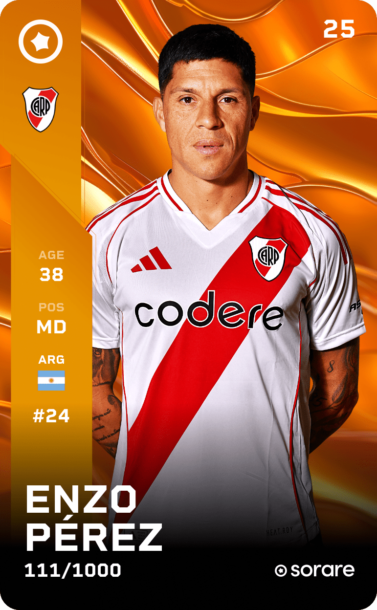 Enzo Pérez 2025-26 • Limited 111/1000