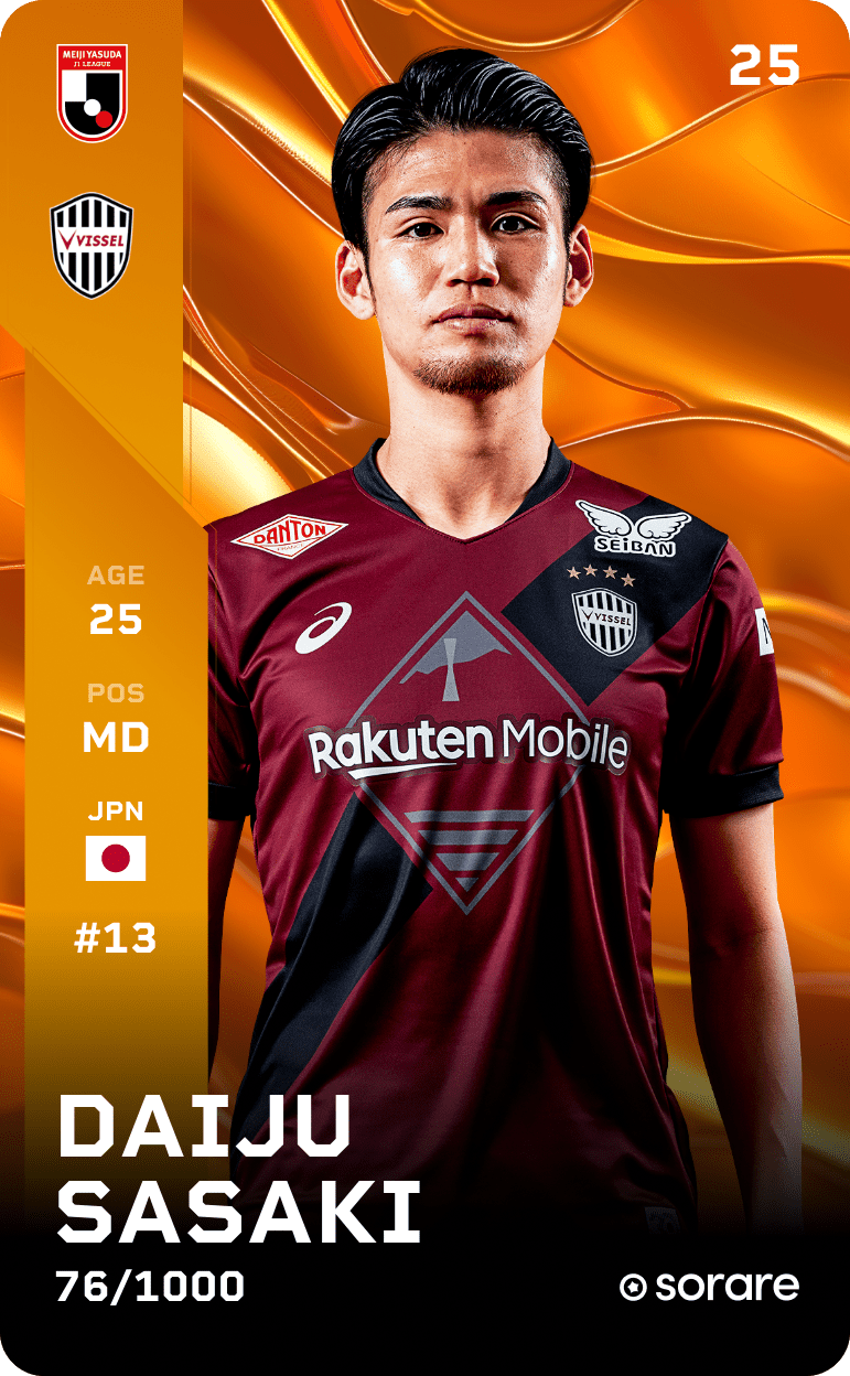 Daiju Sasaki 2025-26 • Limited 76/1000