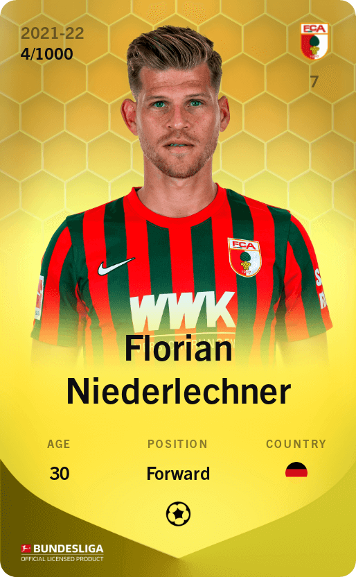 Florian Niederlechner 2021-22 • Limited 4/1000