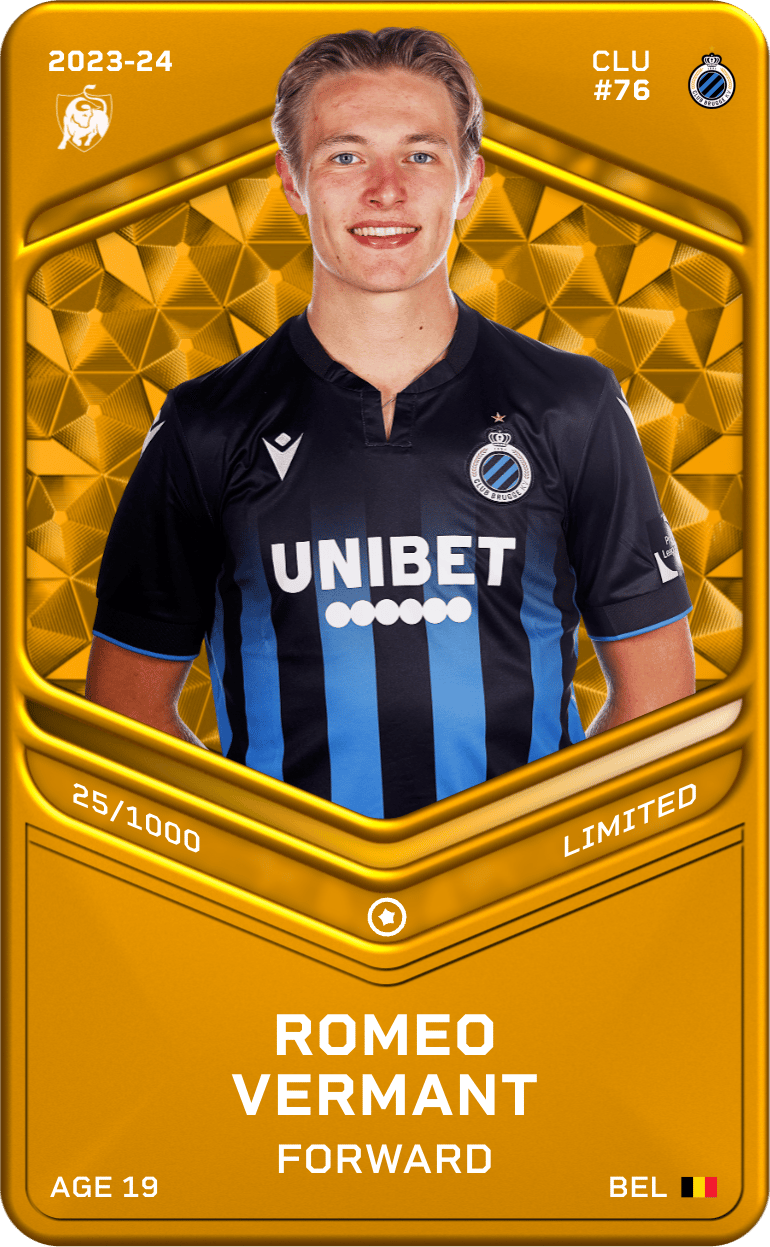 Romeo Vermant 2023-24 • Limited 25/1000