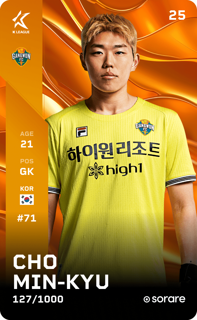 Cho Min-Kyu 2025-26 • Limited 127/1000