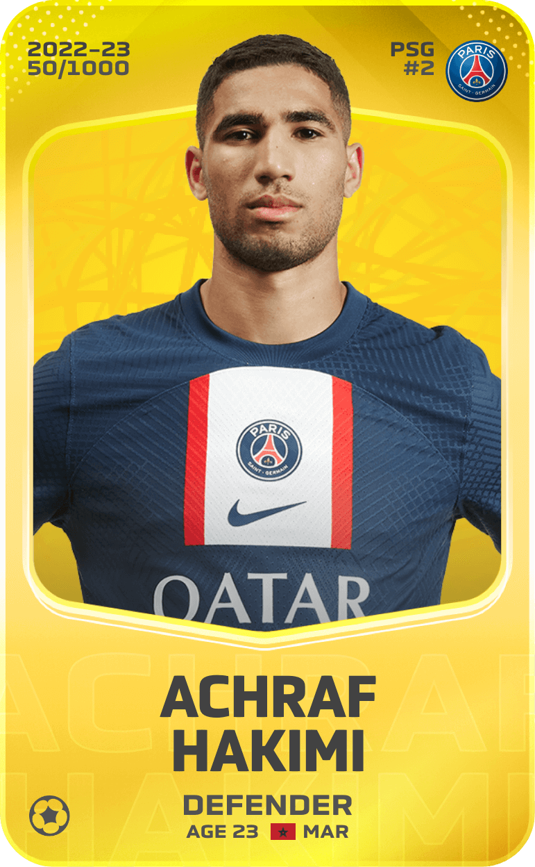 Achraf Hakimi 2022-23 • Limited 50/1000