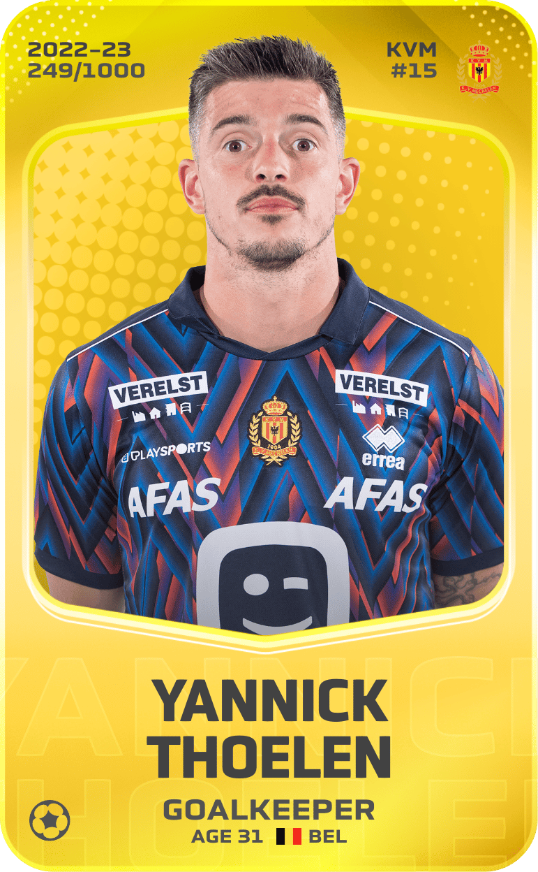 Yannick Thoelen 2022-23 • Limited 249/1000