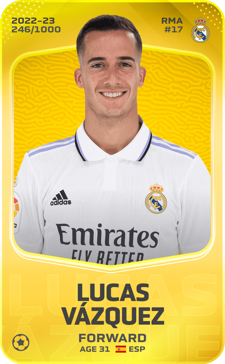 Lucas Vázquez 2022-23 • Limited 246/1000