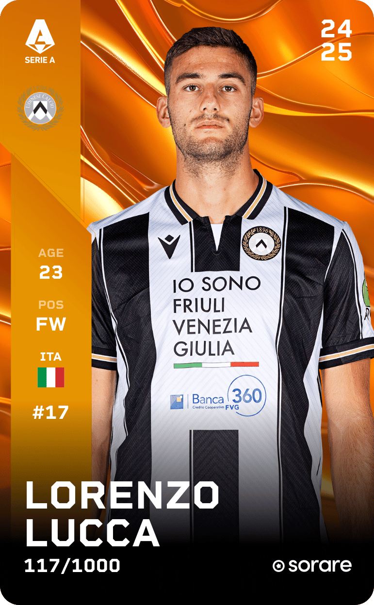 Lorenzo Lucca 2024-25 • Limited 117/1000