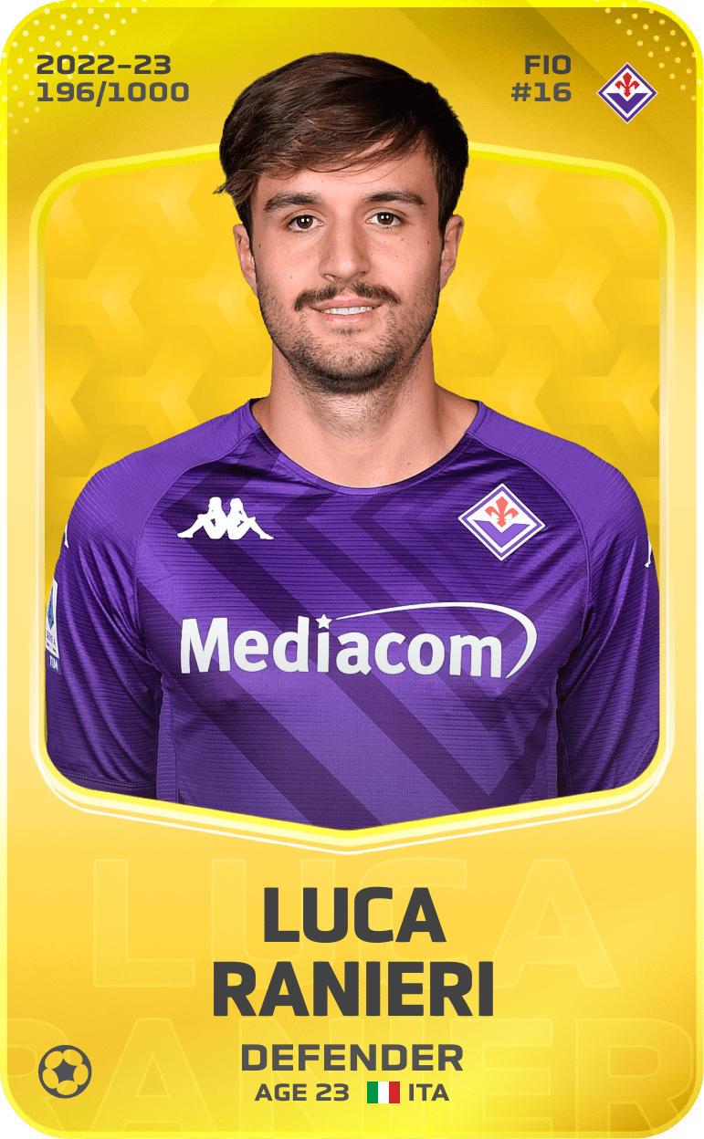 Luca Ranieri 2022-23 • Limited 196/1000