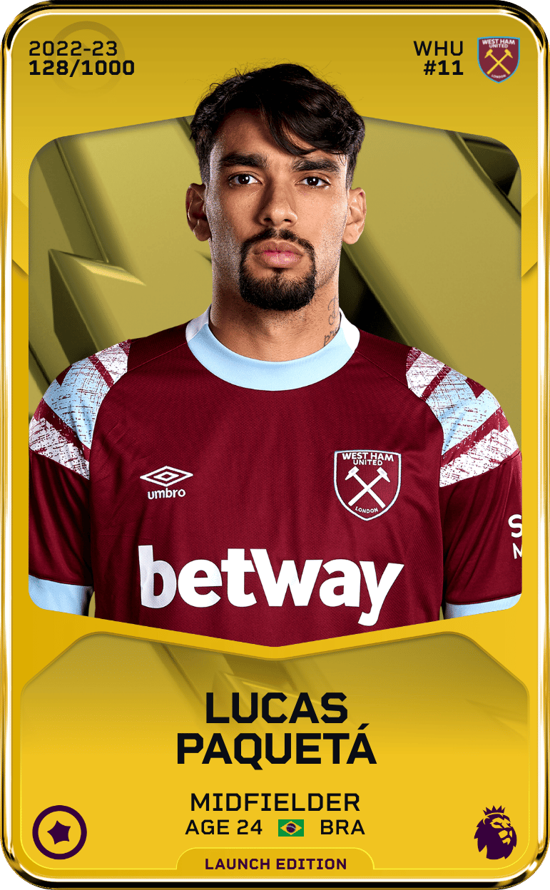 Lucas Paquetá 2022-23 • Limited 128/1000