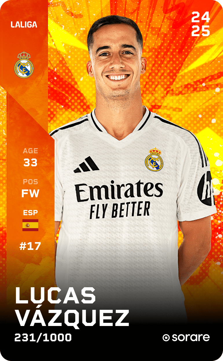 Lucas Vázquez 2024-25 • Limited 231/1000