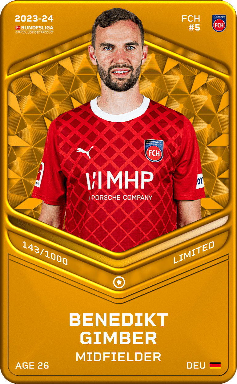 Benedikt Gimber 2023-24 • Limited 143/1000